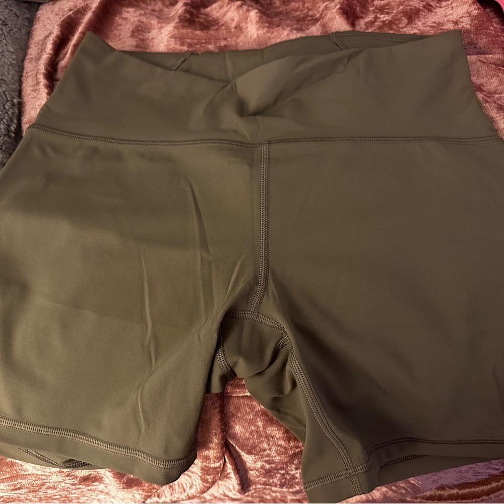 Lululemon Athletica Dark Olive Bike Shorts